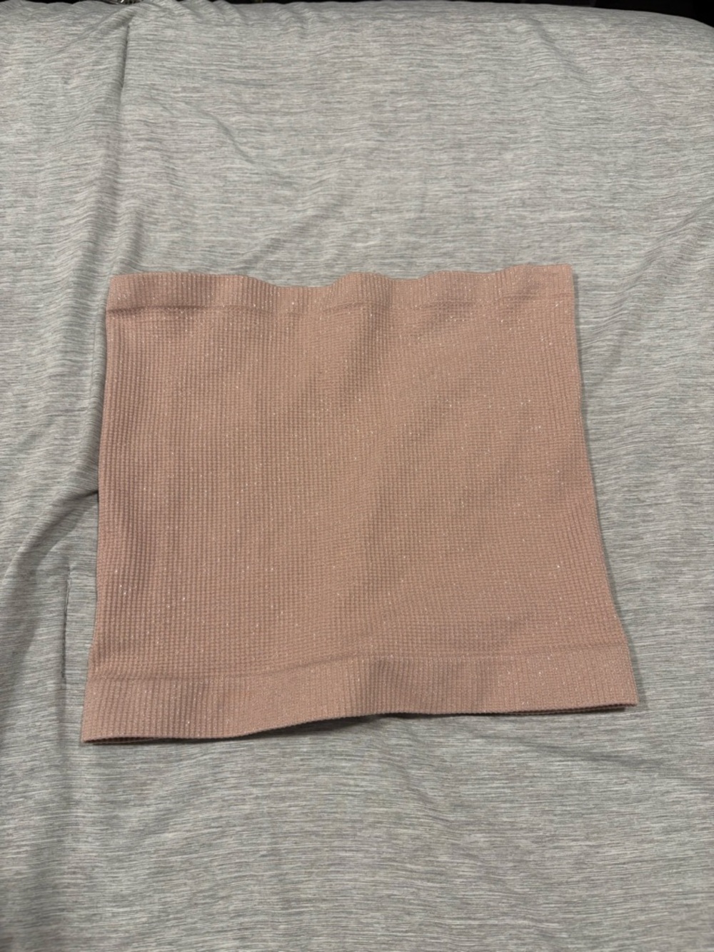 Urban Outfitters Shimmery Dusty Rose Ribbed tube top